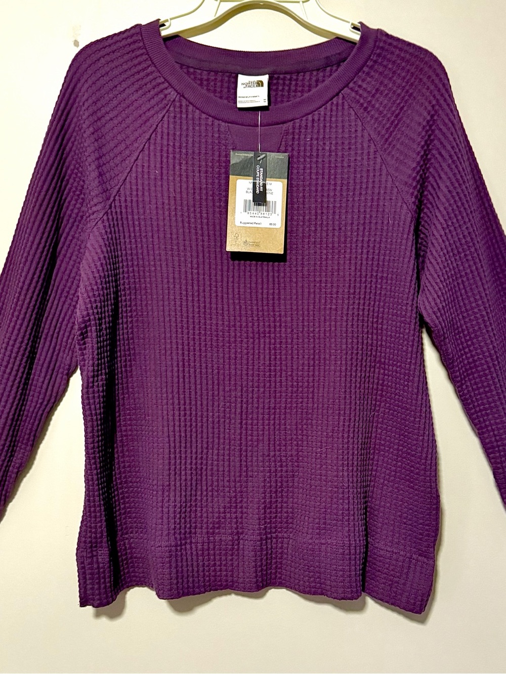 The North Face Chabot Crew Blackberry Top Women’s Sz M - New!
